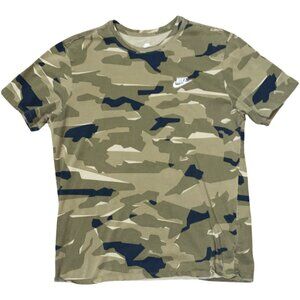 Sz.L*Nike*Green/Black Camouflage T-Shirt